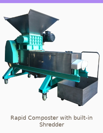 Rapid Composter with built-in Shredder
